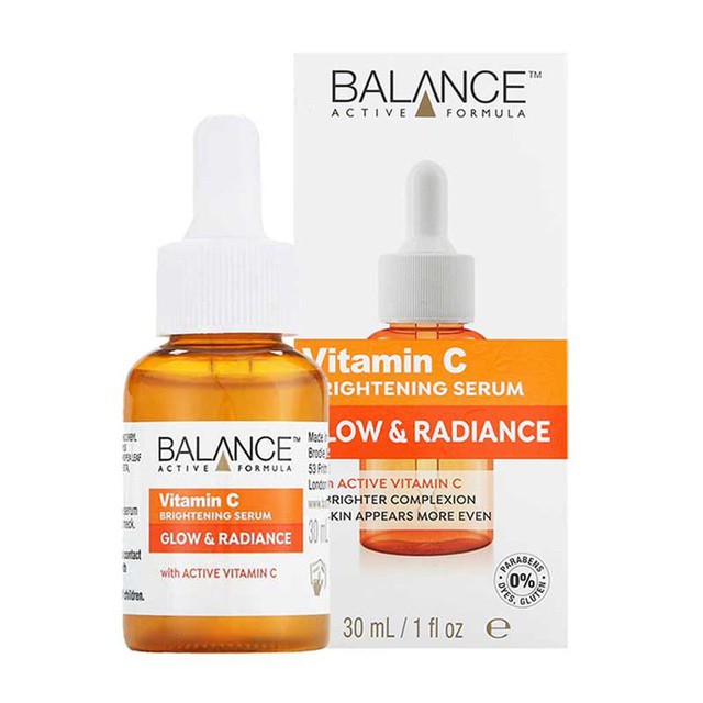 Serum Vitamin C Balance dưỡng sáng da mờ thâm Active Formula 30ml
