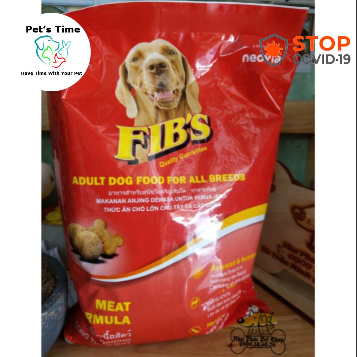 Thức ăn cho chó cao cấp Fib’s 400g - Pet's Time