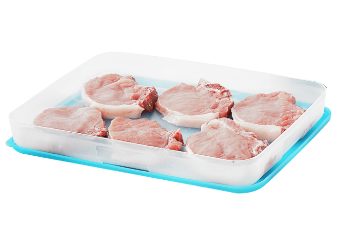 Hộp Trữ Đông Tupperware Thực Phẩm Freezermate 1.2L dẹt