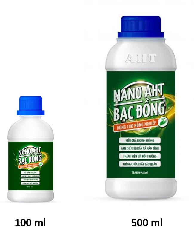 Phân bón vi lượng Nano bạc đồng AHT 100 ml/500ml