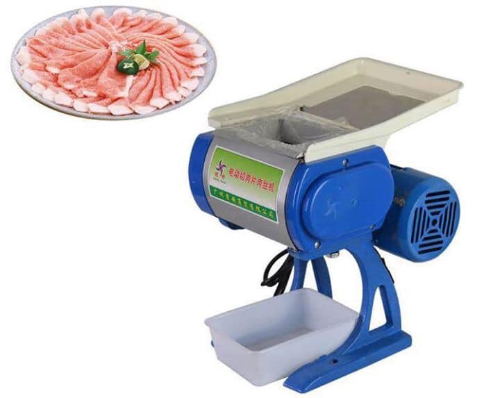 [hcm]máy cắt thịt rs-70d (độ dày thịt thành phẩm dày 2.0-2,5-3,0-3,5 mm)