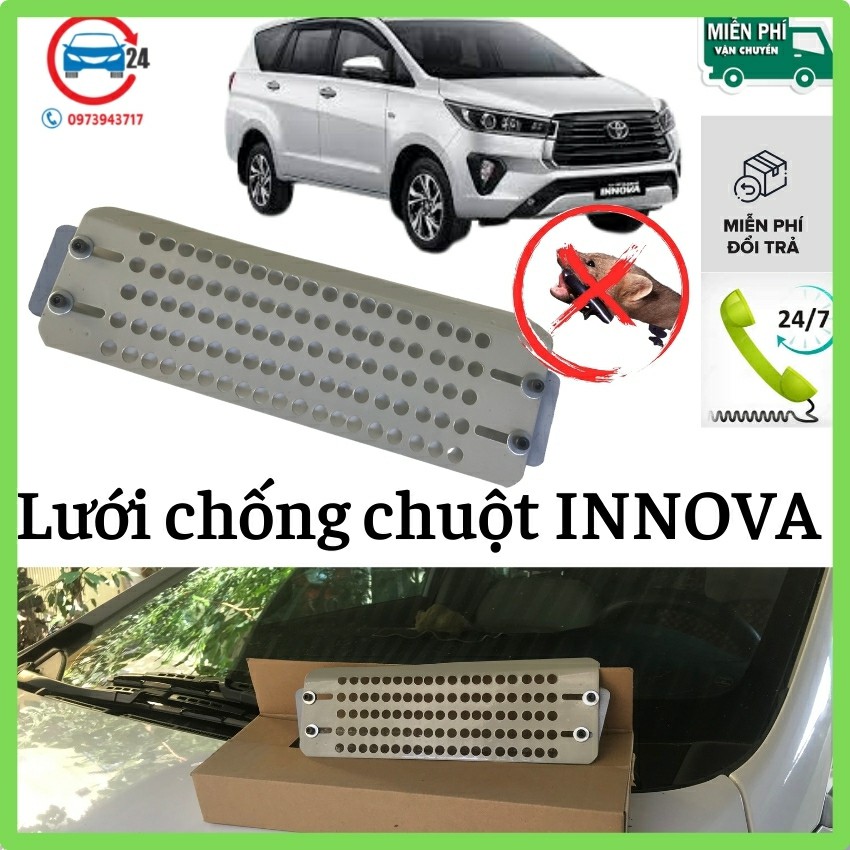 [ XẢ KHO, MIỄN PHÍ SHIP] Lưới Chống Chuột Ô TÔ Toyota INNOVA, Tấm Chống Chuột Innova 2017-2025 BỀN, ĐẸP, ZIN XE.
