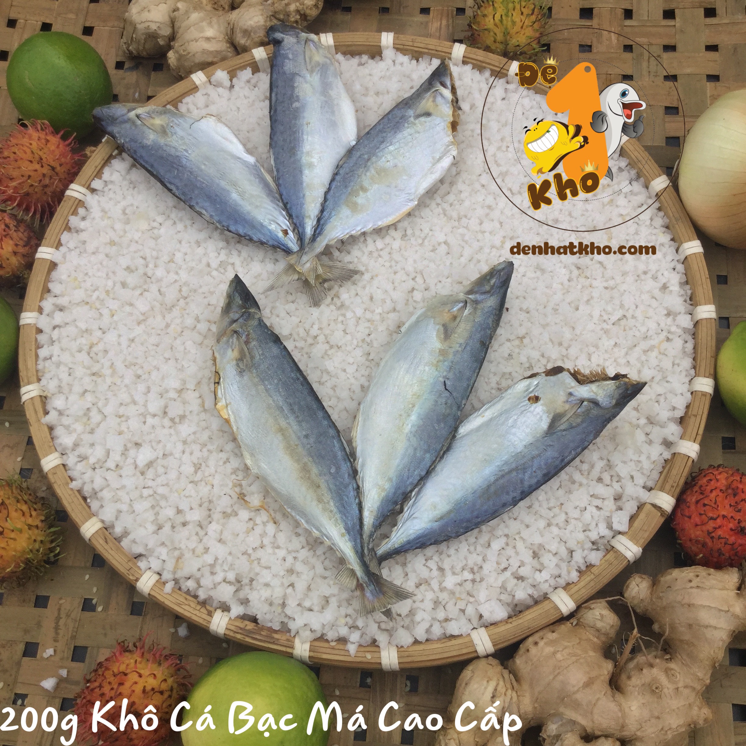 Khô Cá Bạc Má 200g Đệ Nhất Khô, Cá Khô Biển Size To, Thịt Cá Dày Săn Chắc Thơm Béo Vị Mặn Vừa, Chất Lượng Cao Cấp Xuất Khẩu, Đặc Sản Phan Thiết