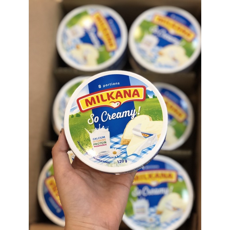 Phô mai milkana hộp 16 miếng