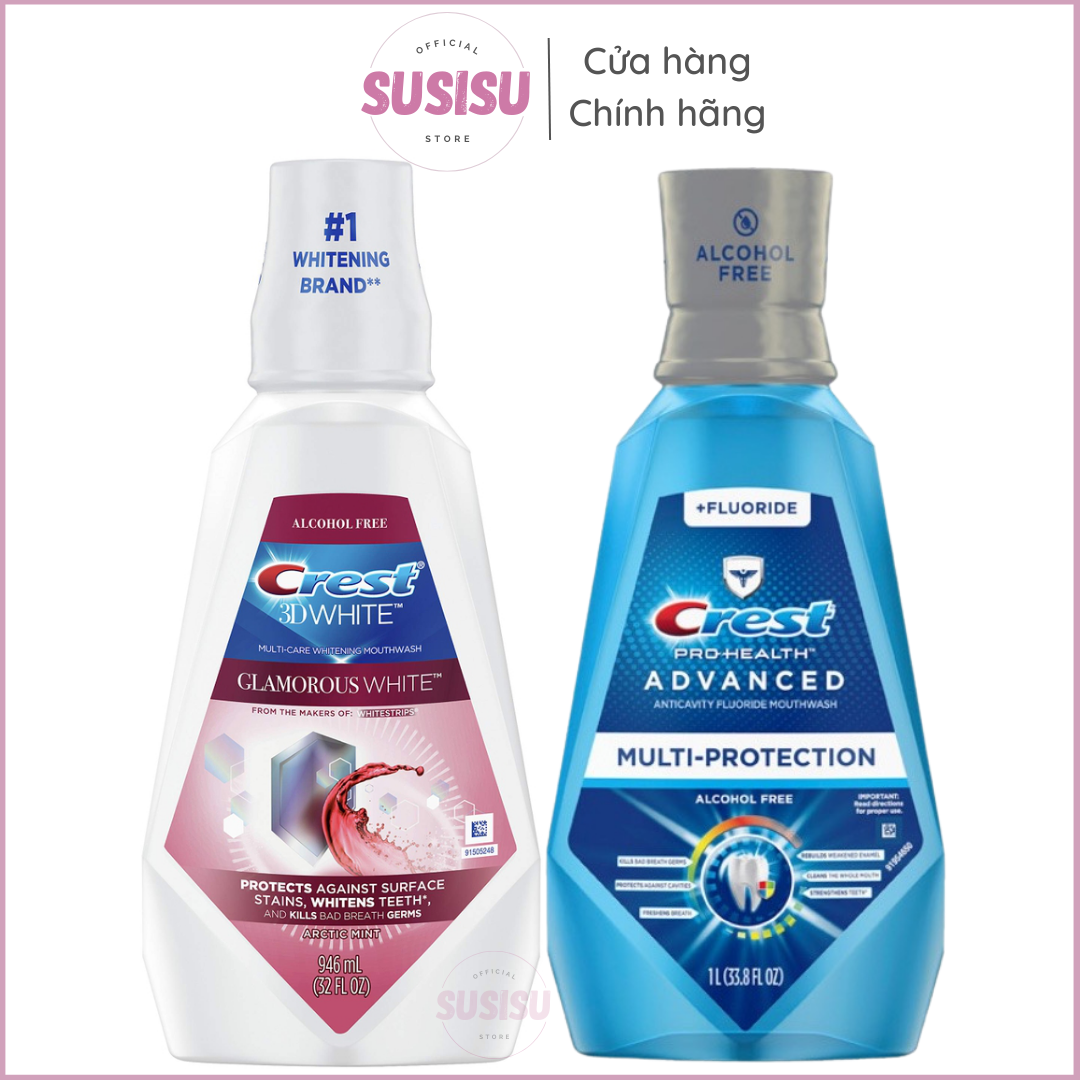 Nước Xúc miệng CREST Pro-Health Advantage Multi Protection 946ml 1 Lít Mỹ