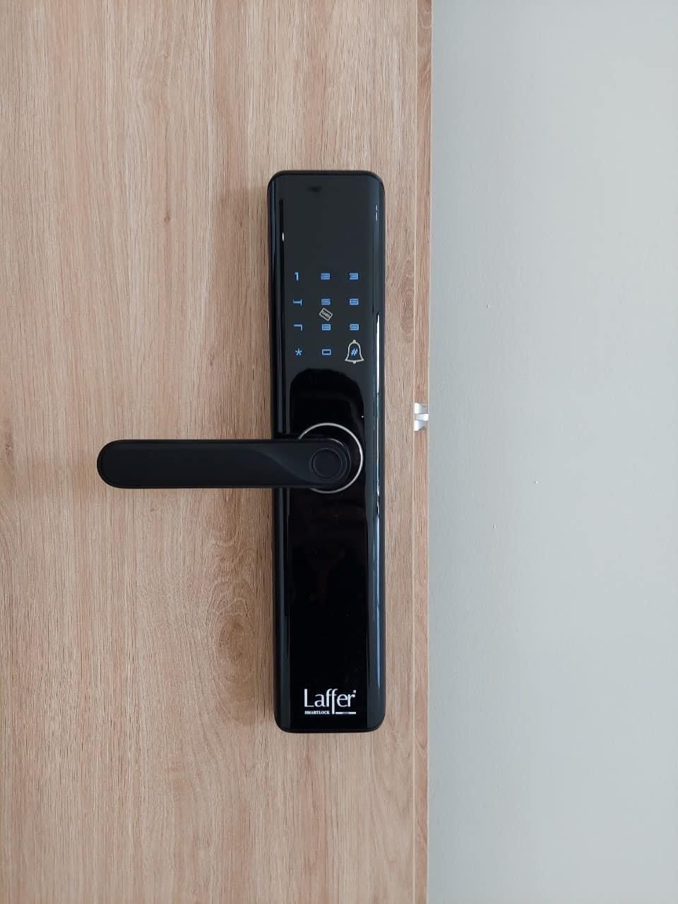 Khoá vân tay cửa gỗ laffer lc08 app ttlock chống mưa 100%