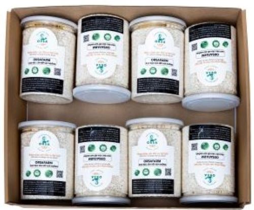 Hộp quà gạo 4kg gạo đặc sản nếp sáp ngỗng orsafarm ăn gạo nếp có tốt không gạo nếp