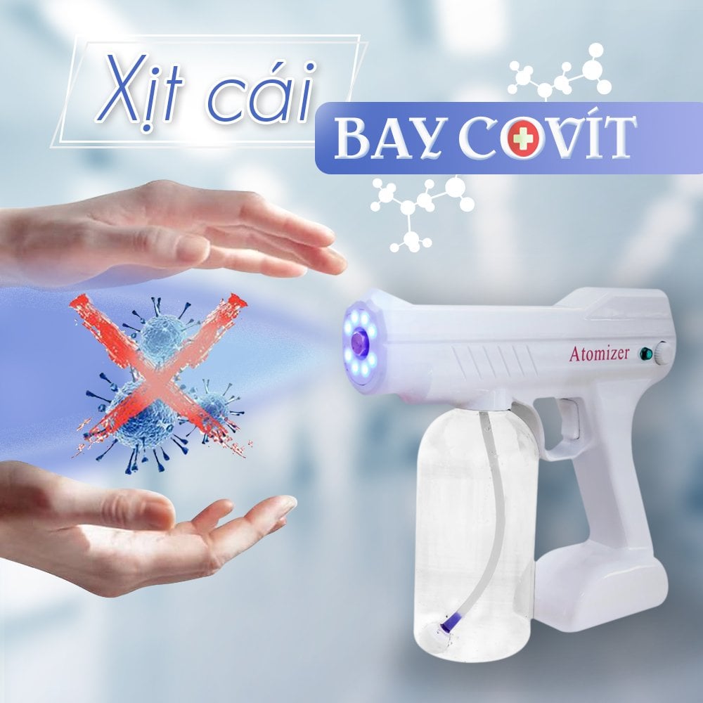 Máy Phun Khử Khuẩn TIA UV Dạng Máy Xịt Cồn Khử Khuẩn Nano Tự động Phun Sương Khử Trùng Không Khí Không Dây Bình Chứa 800ml Khử Khuẩn Tốt Nhât Cho Mùa Dịch Covid