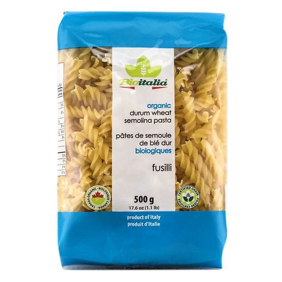 Nui xoắn hữu cơ bioitalia 500g