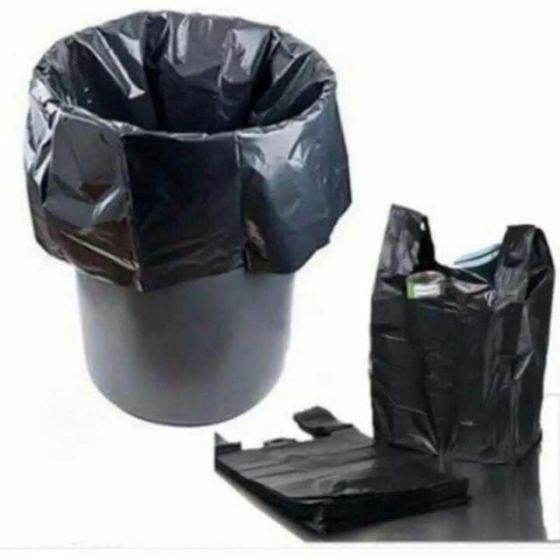 Túi bóng đen đựng rác nhiều kích cỡ 1kg - Đen - 5kg