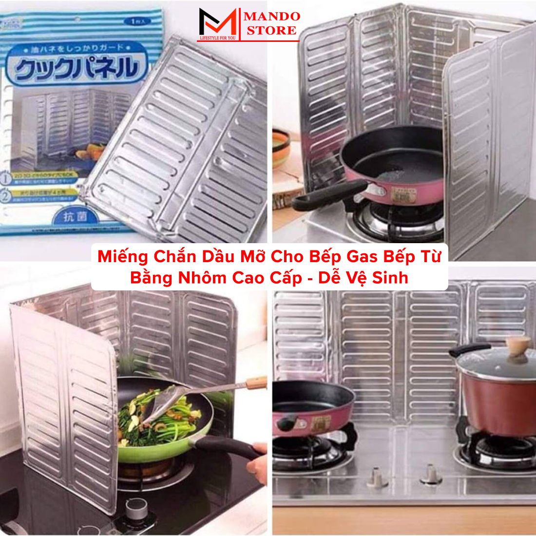 Tấm chắn dầu mỡ - miếng chắn bếp ngăn gió cách nhiệt cho bếp gas bếp từ nhẹ 33*84cm hàng xuất nhật cao cấp