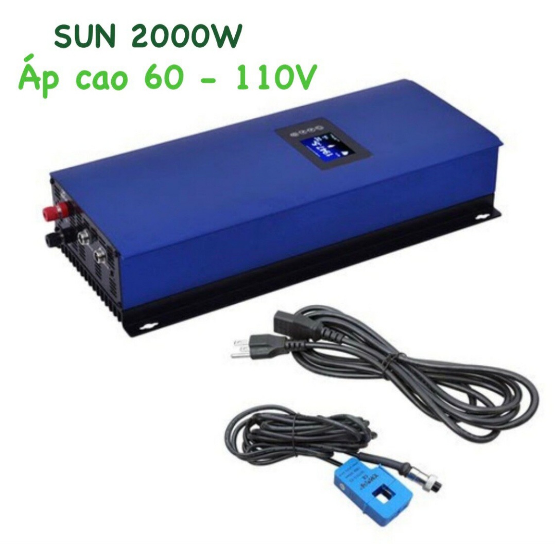 Hòa lưới bám tải áp cao sun 2000w 60-110v - sun-2000g-t 60-110v