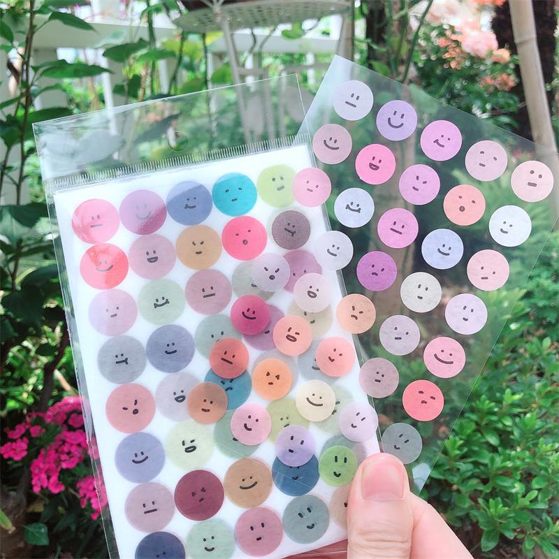 Sticker dot icon dễ thương trang trí Scrapbook, sổ tay, vở