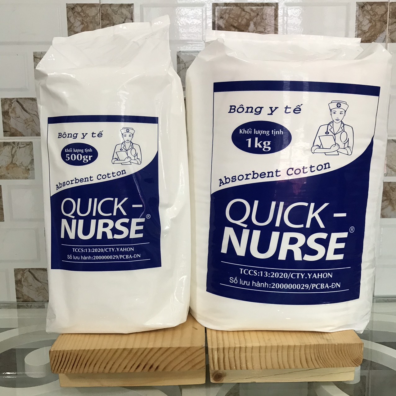 Bông gòn y tế quick nurse 500 gr - 1 kg