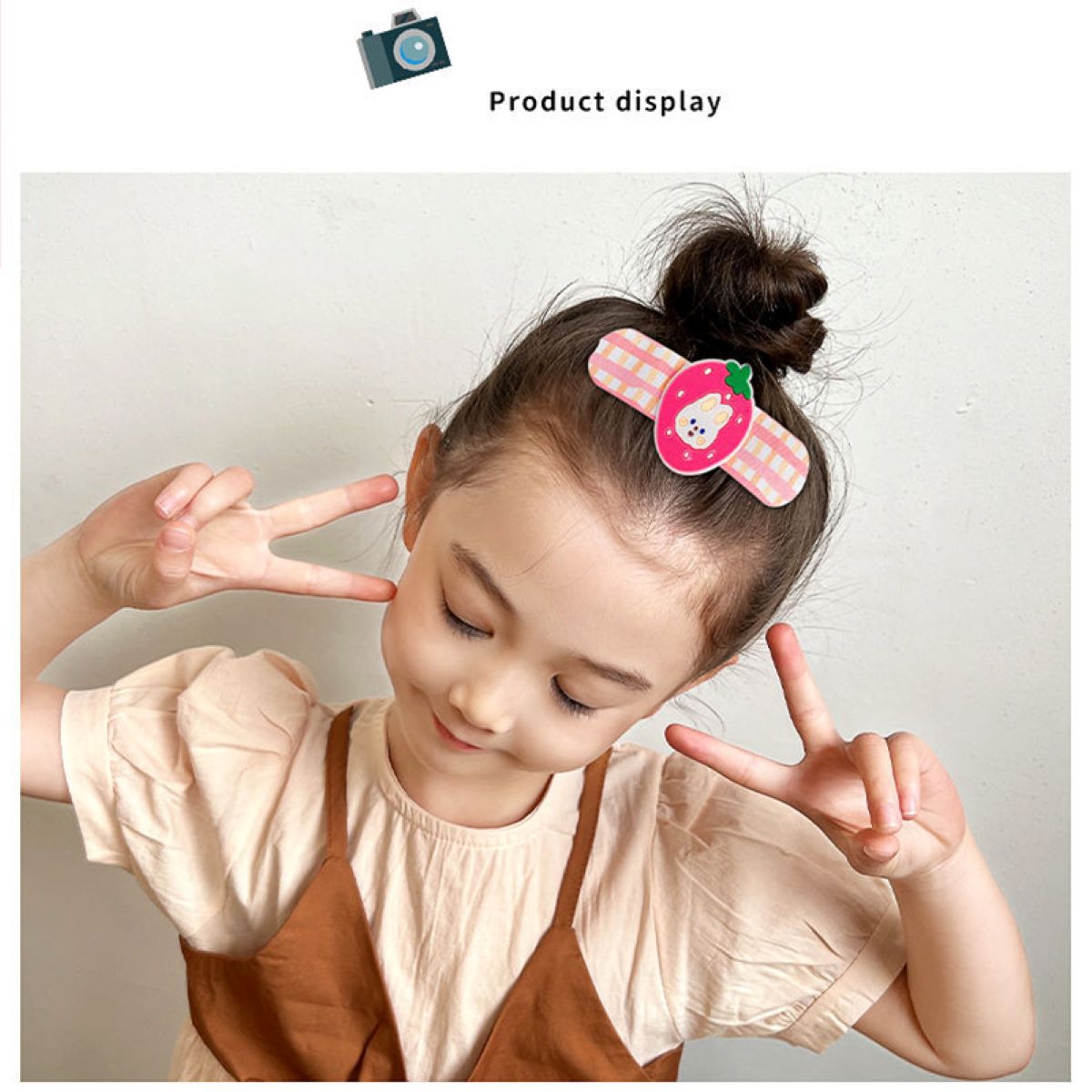 Set 3 miếng dán tóc mái