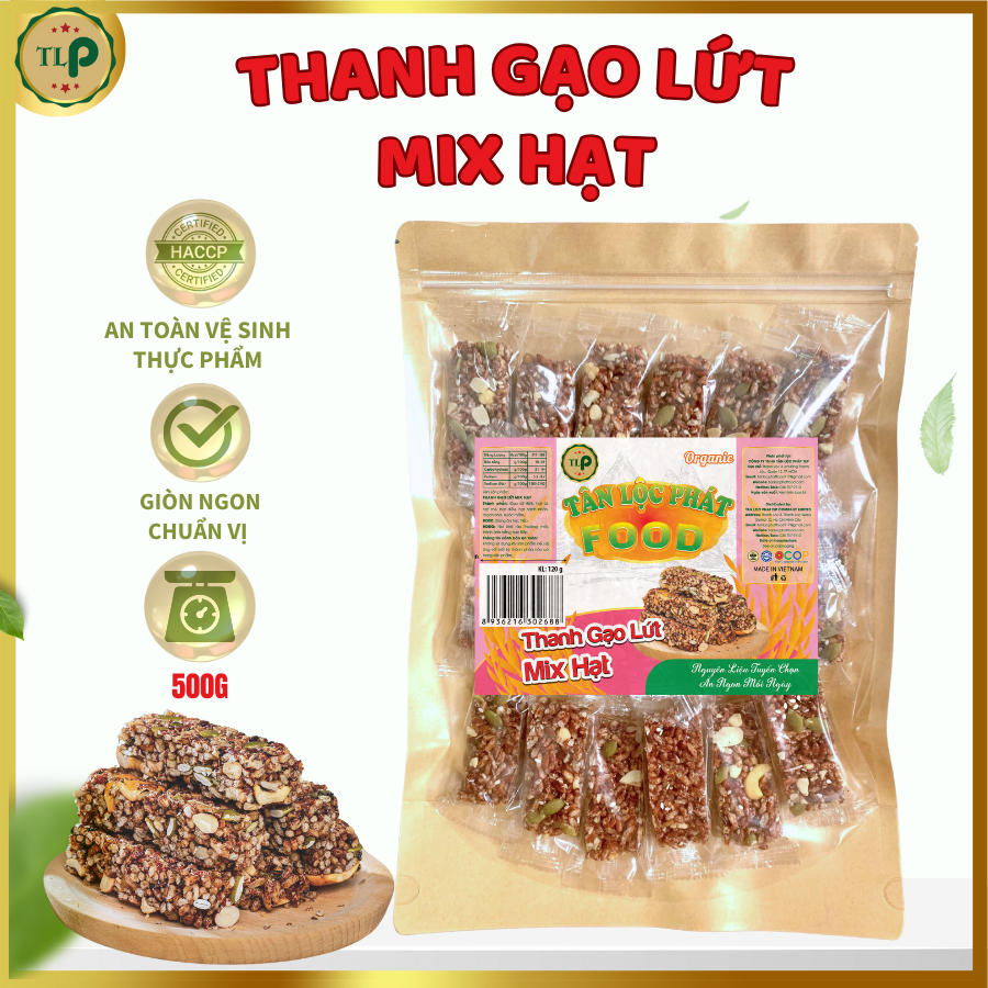 THANH CƠM GẠO LỨT MIX HẠT TÂN LỘC PHÁT