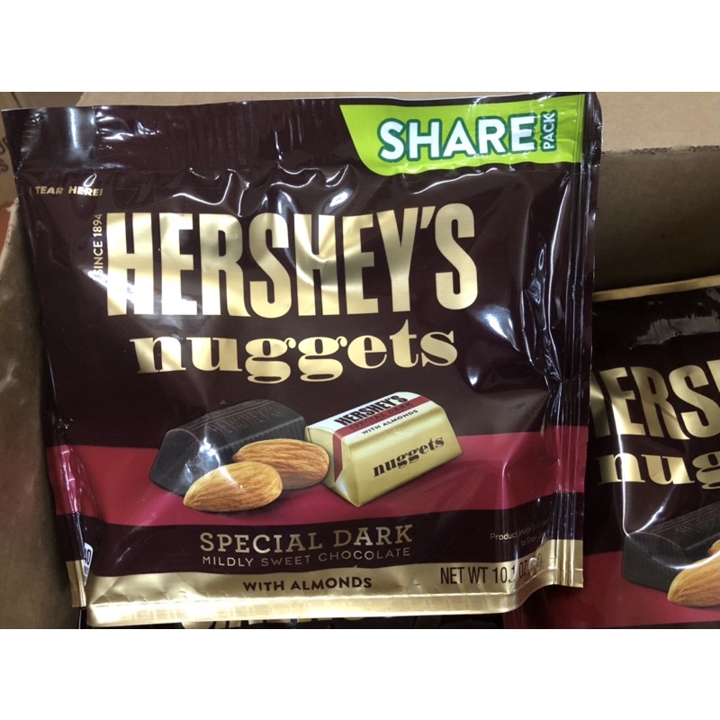 Chocolate Hershey’S Nuggets Special Dark With Almonds 286G