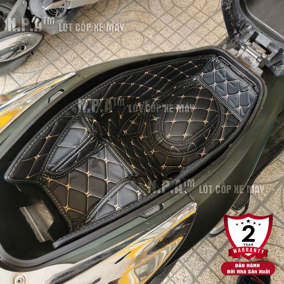 [HCM]Lót Cốp Xe Máy cho Honda PCX 2014-2019 Chống Sốc - Cách Nhiệt Có TÚI để giấy tờ.