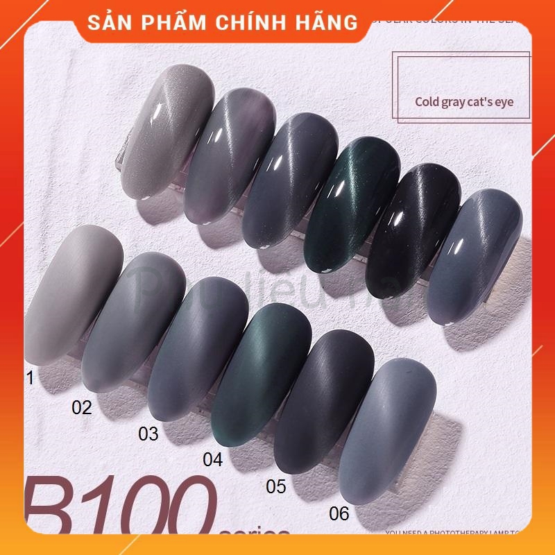Sơn gel as chai đỏ mã b100 - mắt mèo 3d - 15ml - lẻ màu