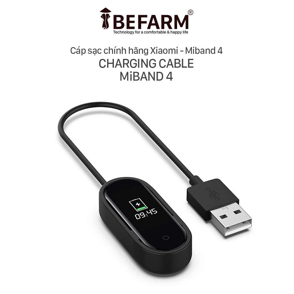 [Chính hãng] Cáp Sạc Usb Cho Đồng Hồ Thông Minh Xiaomi Mi Band 4 (Dây xịn 100% có Logo MI)