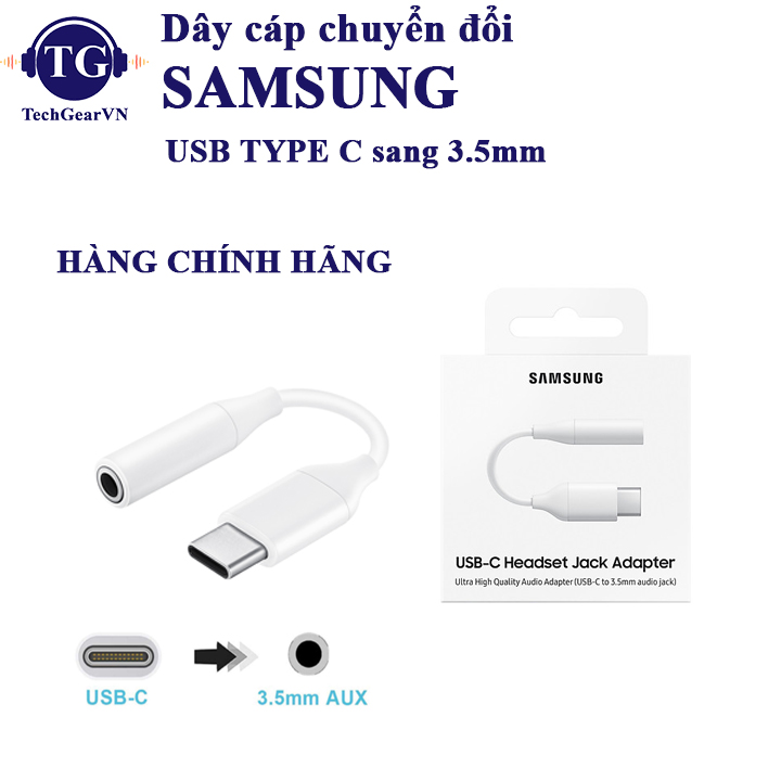 Cáp chuyển đổi samsung usb type-c sang 3.5mm