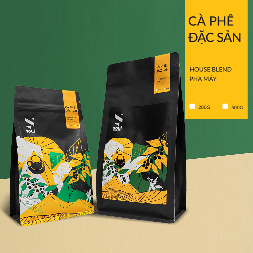 Cà phê đặc sản House Blend - Pha máy - Soul Specialty Coffee