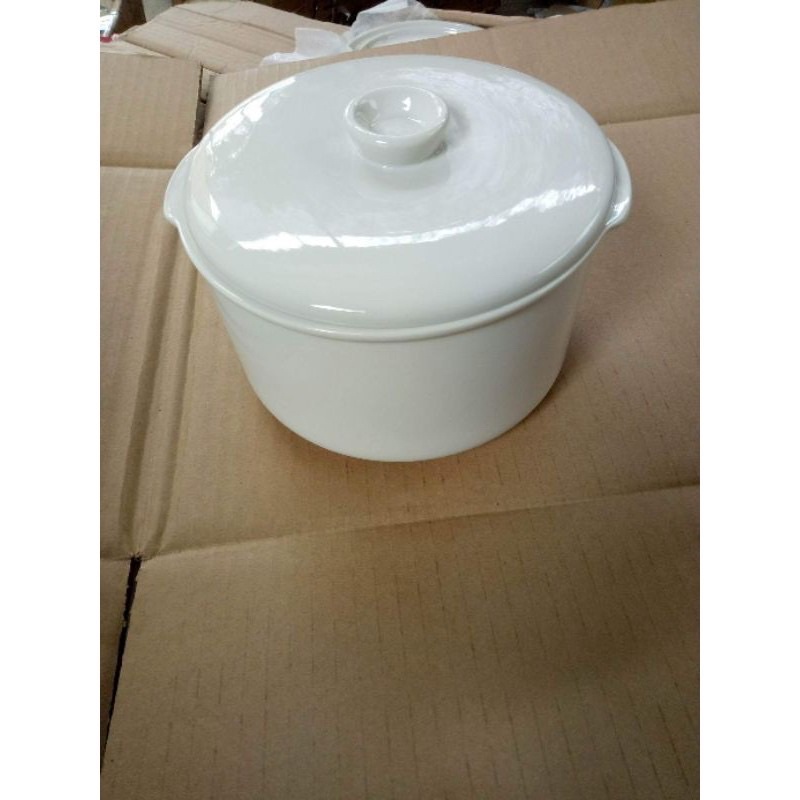 Thố sứ, nắp nồi, phụ kiện nồi bear 1,6l_ thố sứ 0,5l,1,6l nắp sứ thay thế