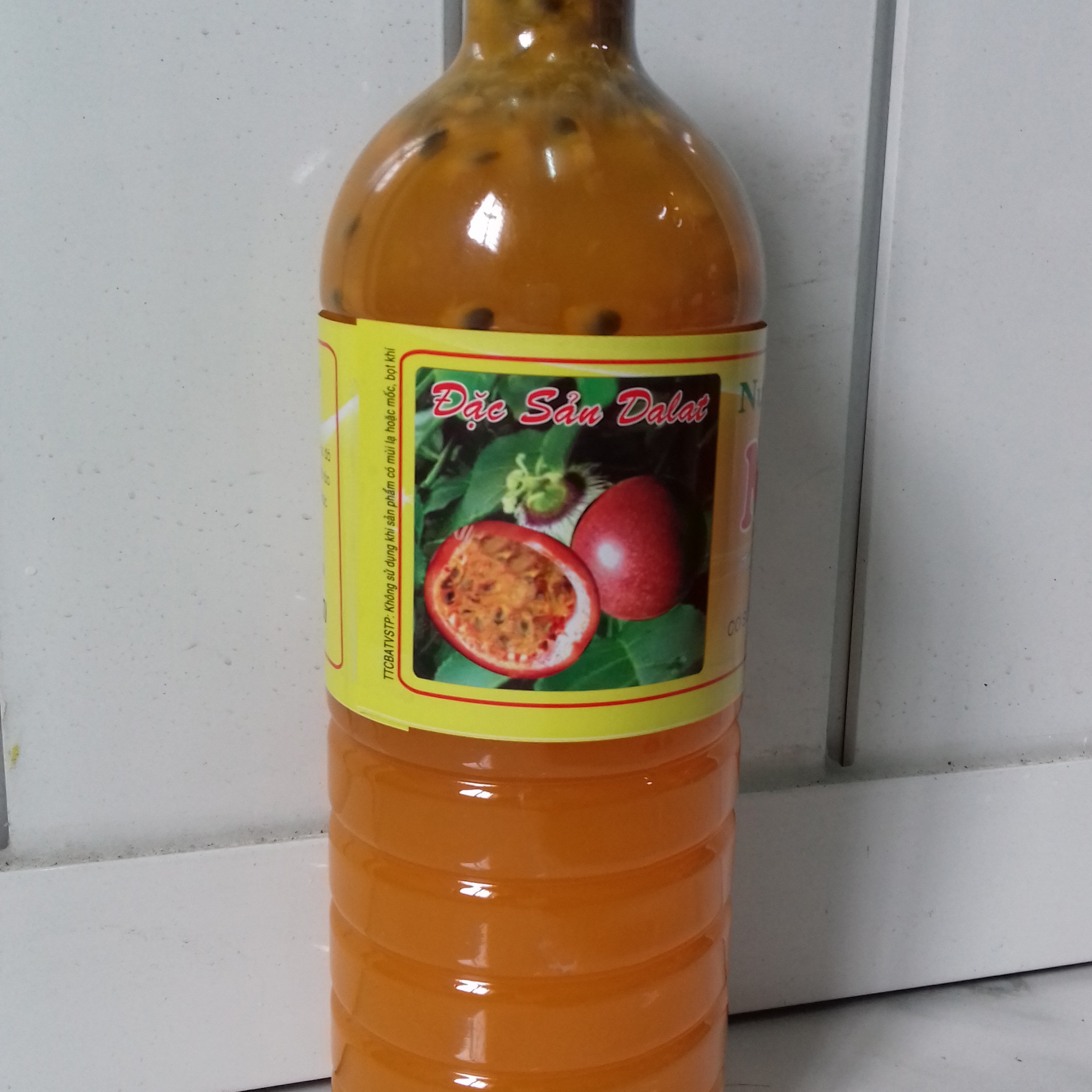 Nước cốt chanh dây chai 1l