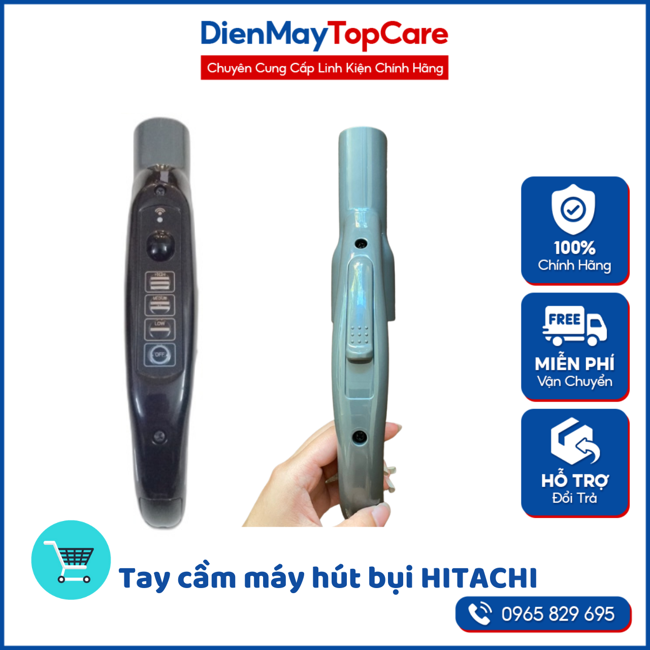 Tay cầm cho máy hút bụi hitachi