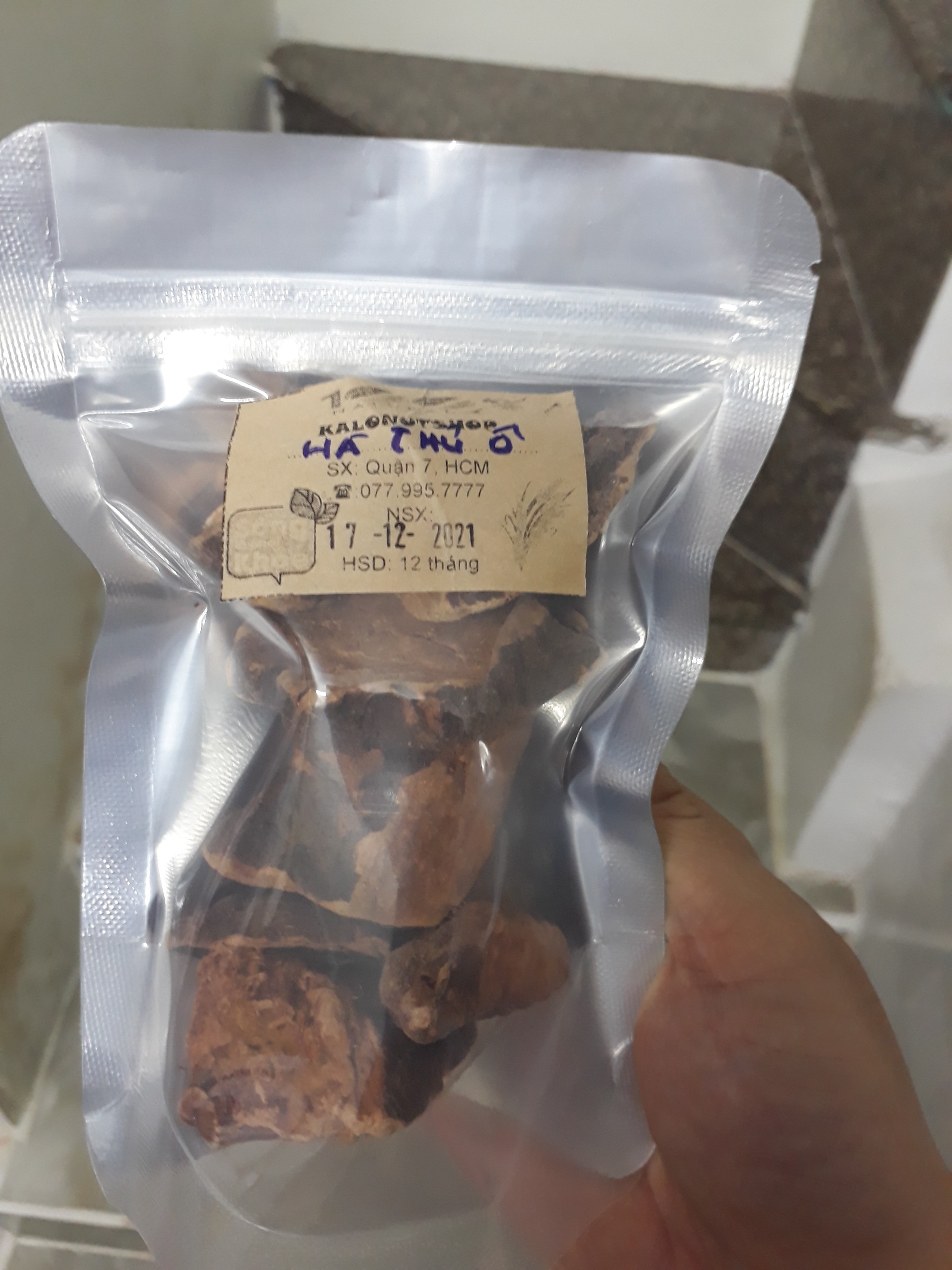 Hà thủ ô đỏ nấu nước gội đầu 100g hàng loại 1