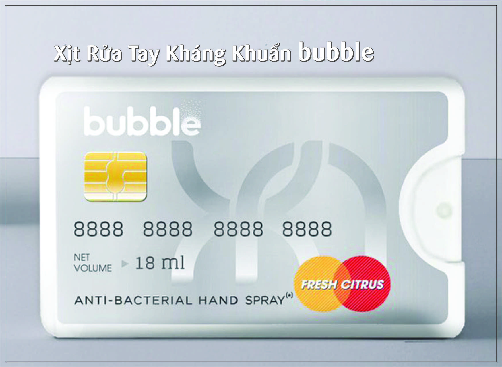 Xịt rửa tay khô kháng khuẩn Bubble