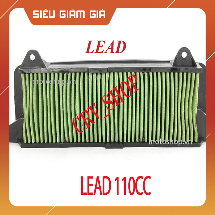 Lọc gió xe máy giúp cải thiện động cơ LEAD 110cc