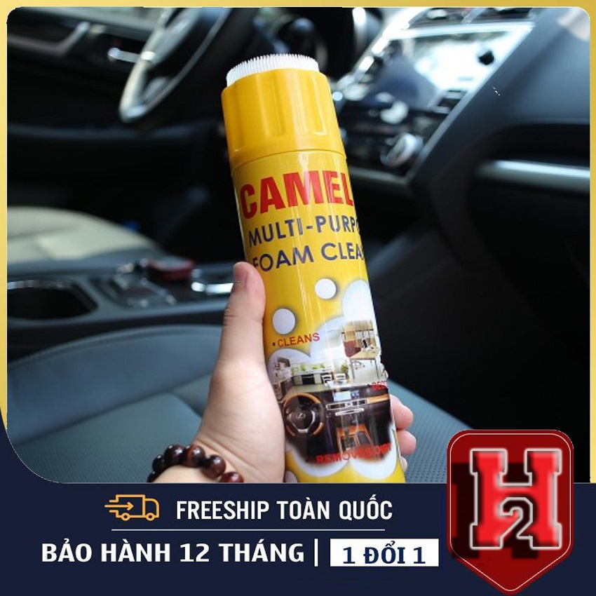 Dung Dịch Tẩy Rửa Nội Thất Ô Tô Camel, Chai Xịt Bọt Tẩy Rửa, Đánh Bay Vết Bẩn Cứng Đầu, Bảo Vệ Da Ghế Xe Của Bạn