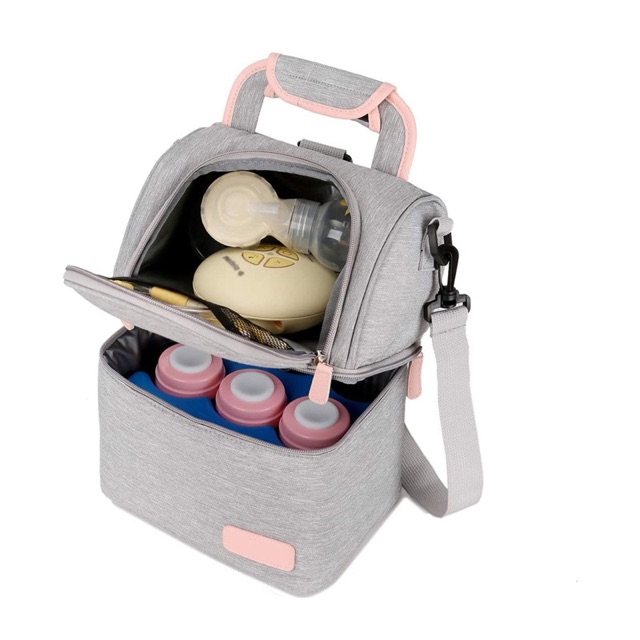 Balo Bỉm Sữa Đa Năng Cho Mẹ Và Bé Balo Cao Cấp Vcool (Size Lớn)- Giữ Nhiệt Tốt - Nhiều Ngăn Đựng Đồ, Chống thấm, Hợp Thời Trang - Tiện Lợi Khi Du Lịch, Đi Ra Ngoài - Ba Lô Nữ - Balo Vcool