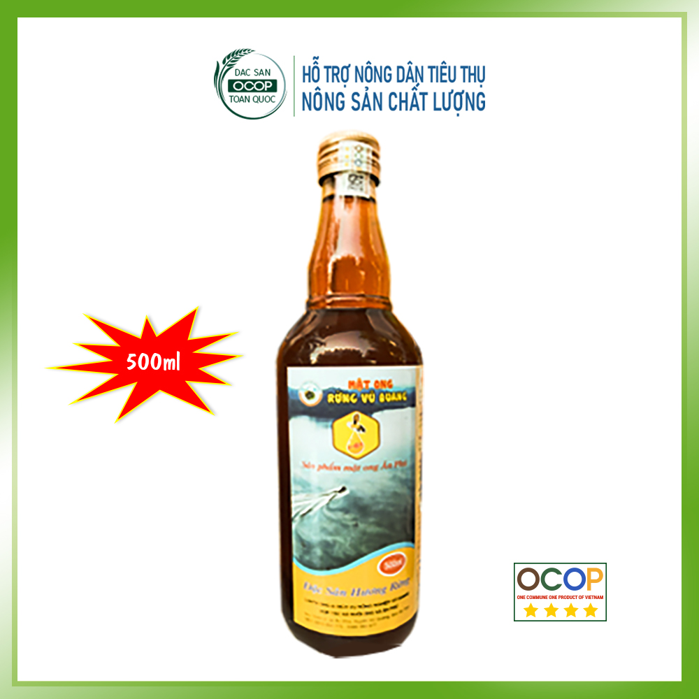 Mật ong rừng vũ quang 500ml
