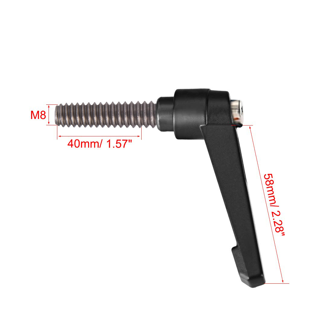 Tay siết nhanh khóa cố định M8 x 40mm inox 304