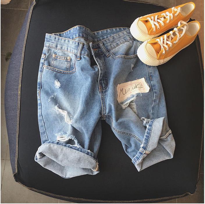 Quần short Jean rách cao cấp Q111