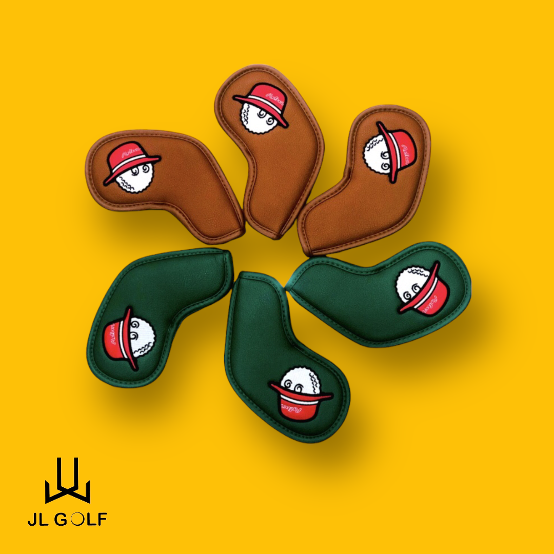 Bộ bao phủ gậy golf thương hiệu Malbon, iron cover Malbon, bao đầu gậy golf