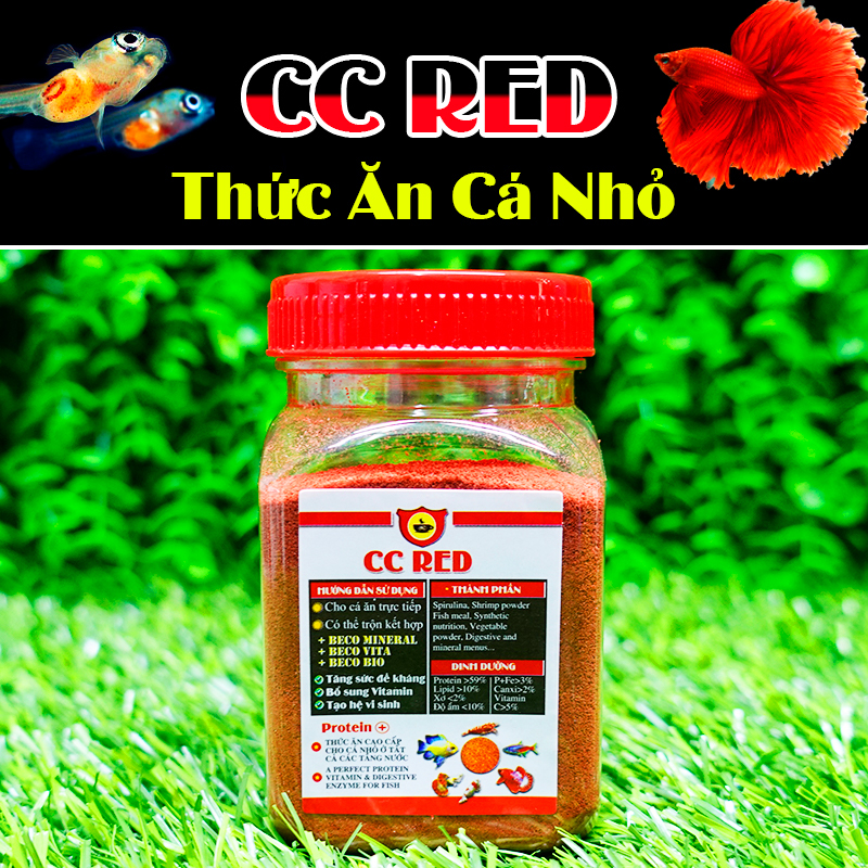 Thức ăn Cao Cấp dành cho 7 Màu và Betta | Cám CC Red