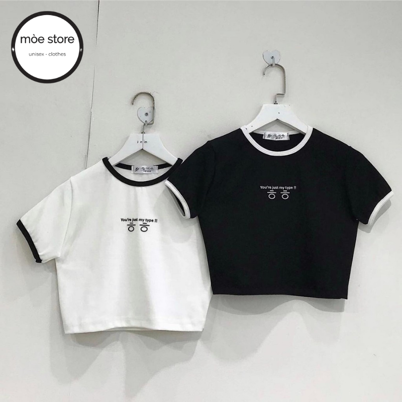 Áo croptop you're just my type - dưới 52kg