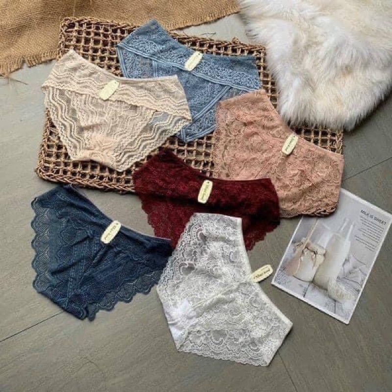 Combo Sét 10 Quần Lót Ren Nhiều Màu 9