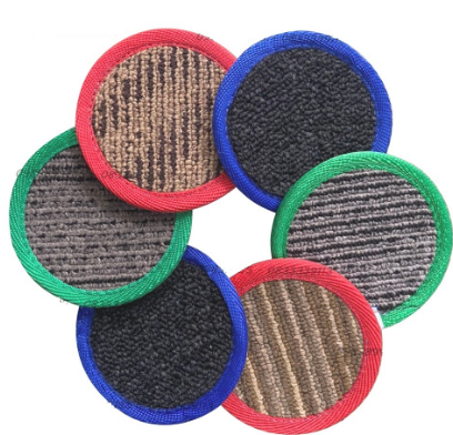 COMBO 10 ĐẾ LÓT LY. Đế Lót Ly Tròn 2 Lớp Vải Nỉ Có Lớp Đế Chống Trượt Chắc Chắn Cao Cấp