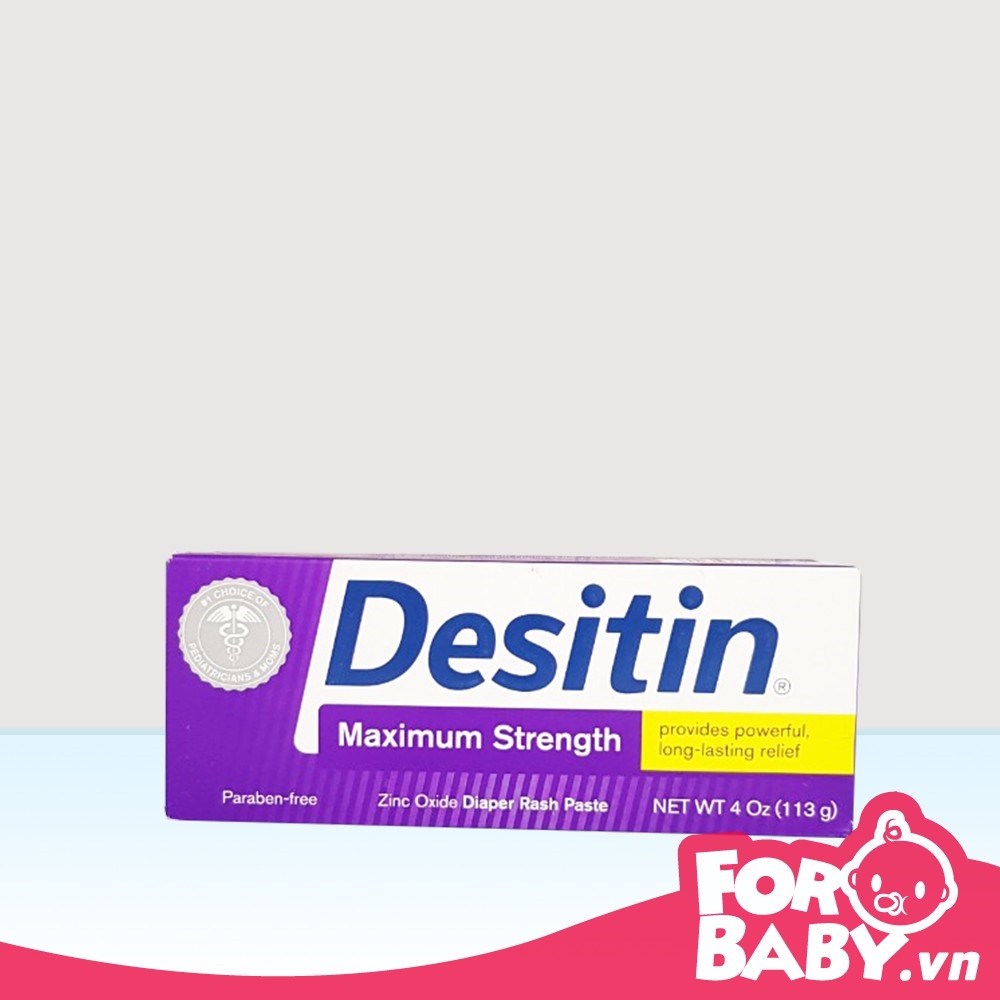 [Mã 12FMCGSALE1 giảm 40k đơn 250k] Kem hăm tã cho bé Desitin tím và Desitin xanh (113g)