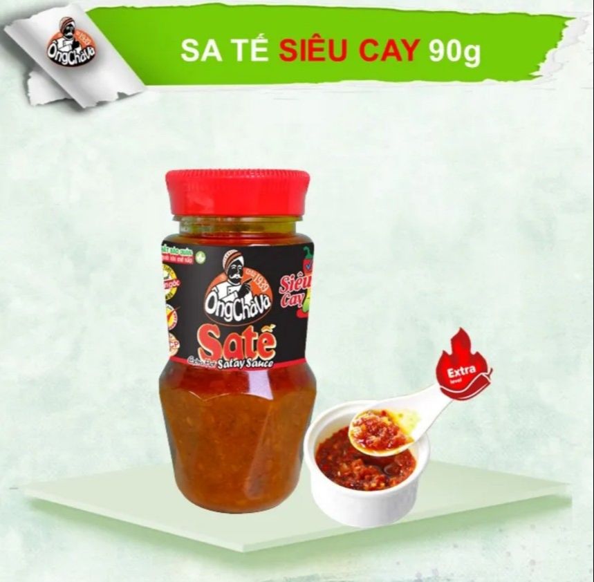Combo 2 hủ Sa tế siêu cay ông chà và 90g