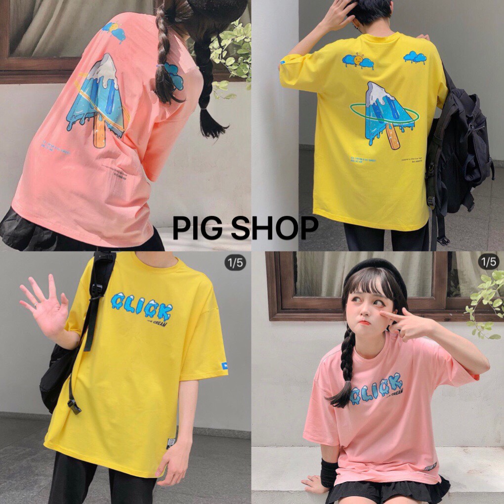 [HCM]Áo Thun QUE KEM ĐÔNG TUYẾT in 3D From Rộng Nam Nữ hàn Quốc Hót Hòn Họt Siêu Đẹp-BIG SHOP