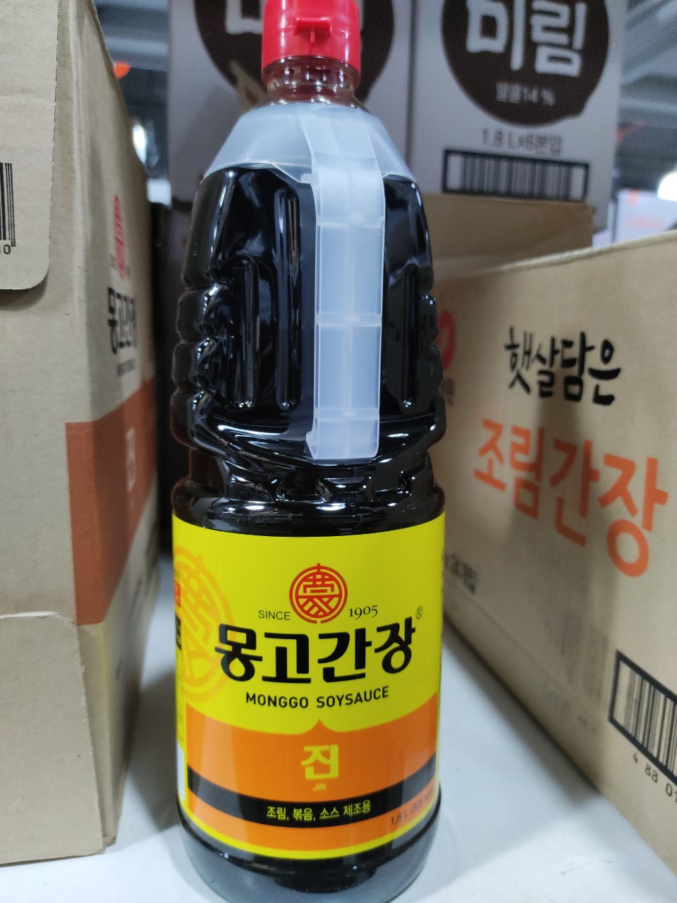 Xì Dầu Monggo Jin Hàn Quốc 1,8L - 진간장