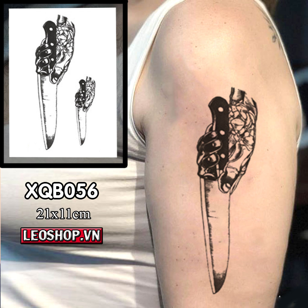 Hình Xăm Dán Máy Móc (21x11cm)