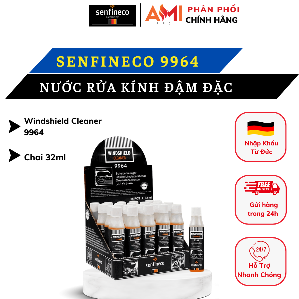 Nước rửa kính đậm đặc senfineco 9964