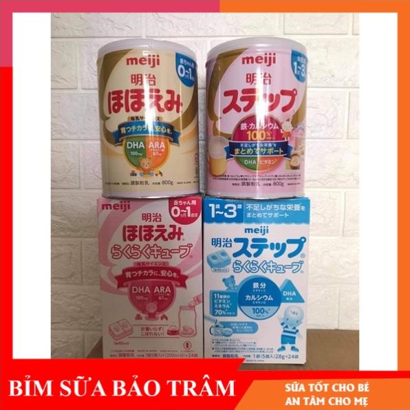 Sữa meiji số 0/ số 9 24 thanh/lon 800g date 2024