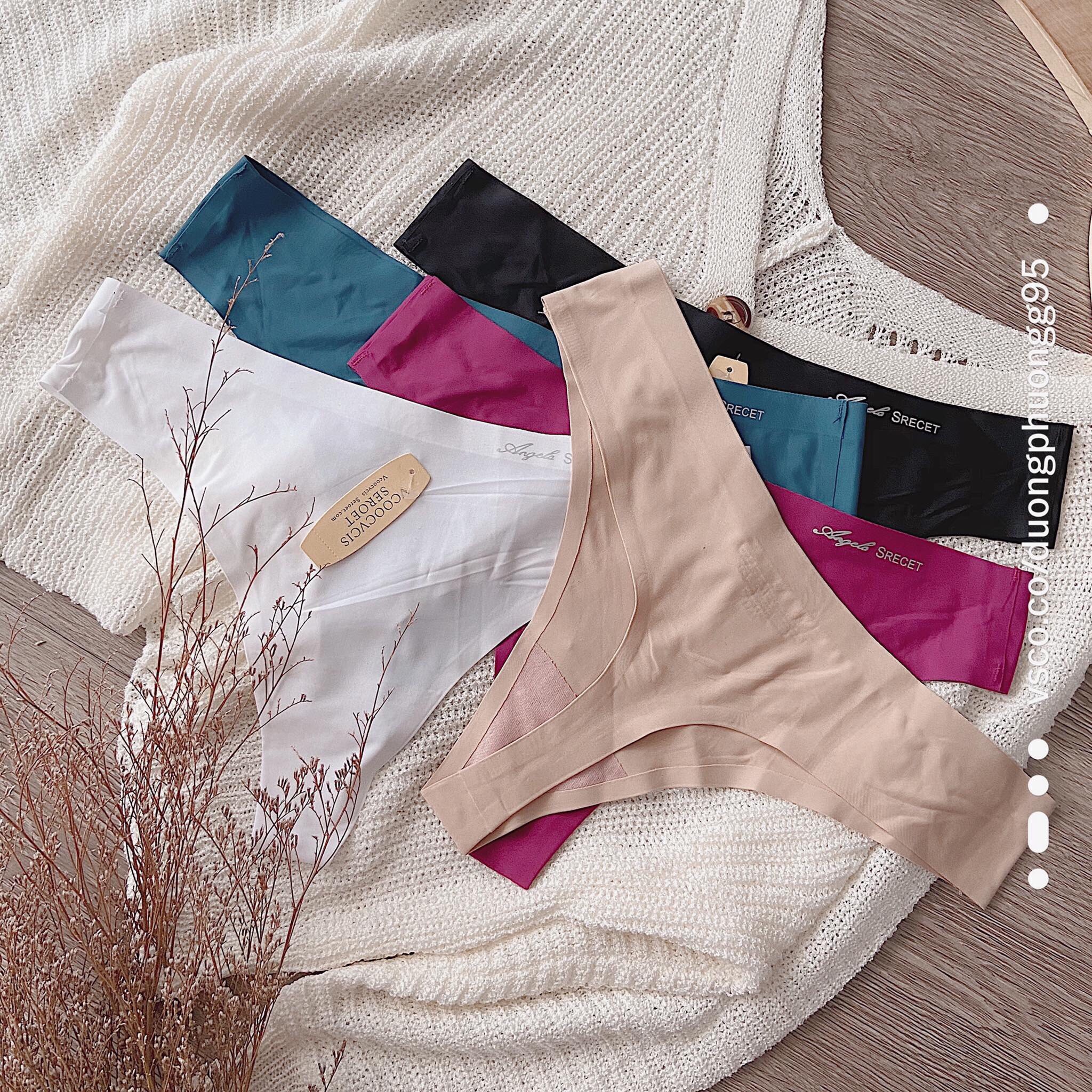 Bộ 05 Quần lót nữ lọt khe su mịn mát sexy không đường may nhiều màu - MRBAP